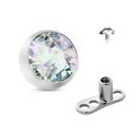 MicroDermal, completo, chapa con brillante