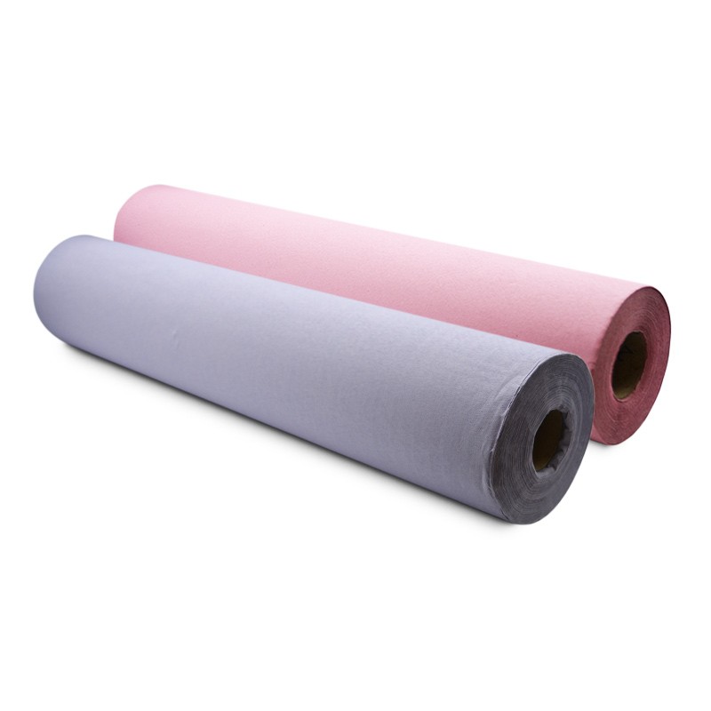 Rollo papel camilla rizado de varios colores