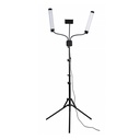 Lámpara de AVA led de doble brazo y soporte movil.