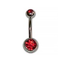 Navel con doble brillante