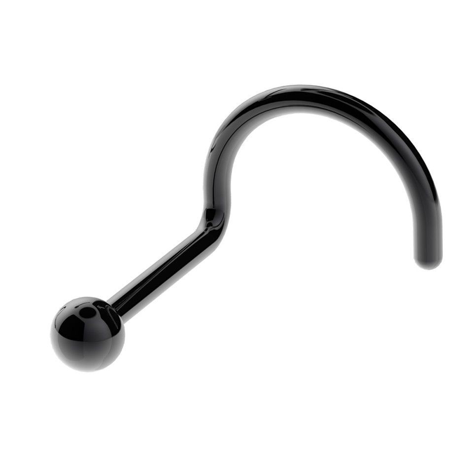 Nostril with ball  blackline