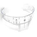 Ruler for eyebrow design