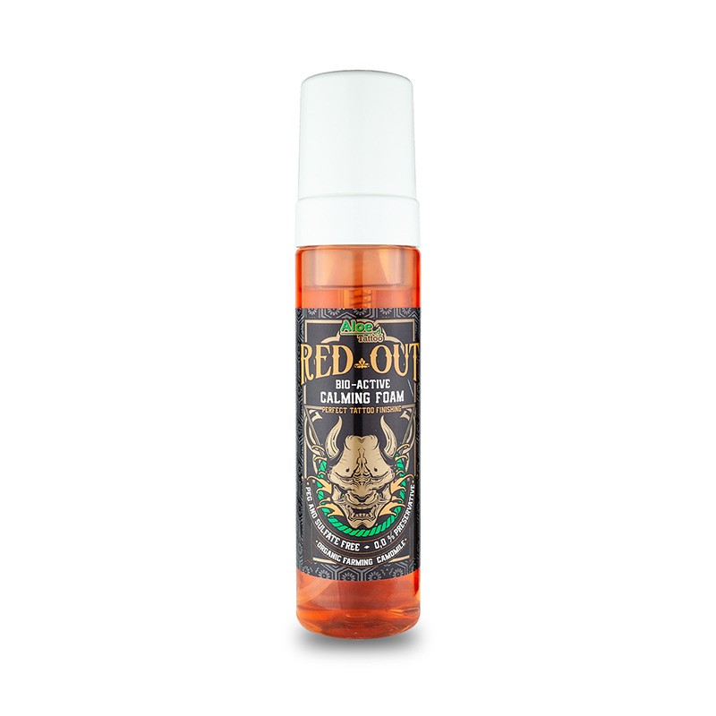 RED OUT Bioactive Calming Foam 220 ml Aloe Tattoo