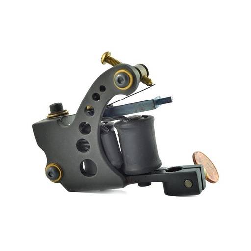 [TIT-13-HMC] Matte Circle Titanium Iron Coil Machine - Lines