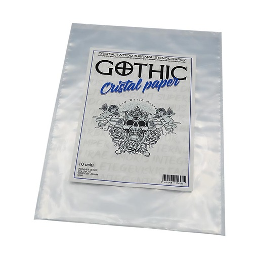 Papel Térmico Transparente Gothic