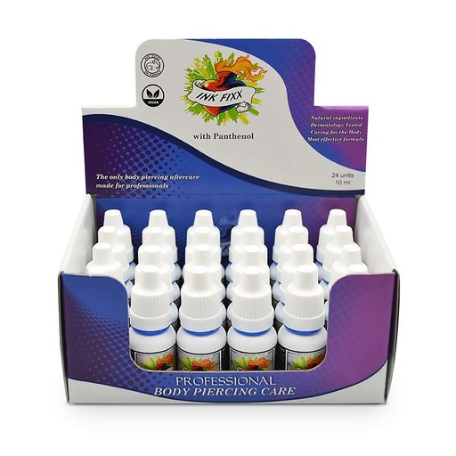 [AFT014] PIERCING CARE INK FIXX 24 unid. 10 ml