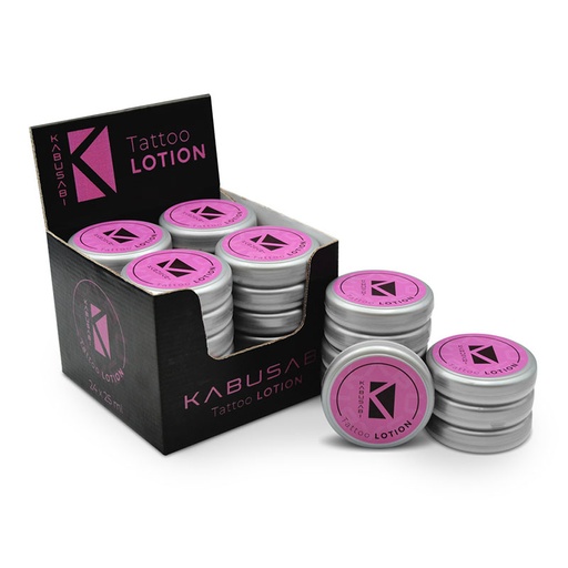 [KAB016EX] KABUSABI Tattoo Lotion Expositor 24 unidades. 