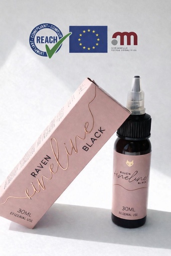 [ELFNL] RAVEN FINELINE BLACK 30ML - EASY GLOW - HOMOLOGADA - ELECTRIC INK